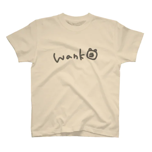 わんこ文字 Regular Fit T-Shirt