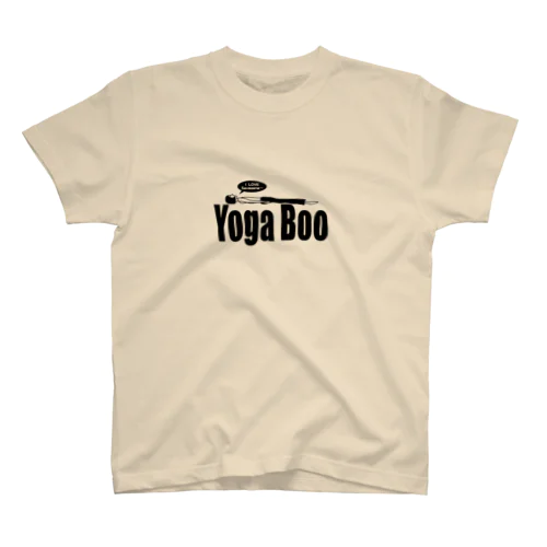 YOGA BOOブラック スタンダードTシャツ