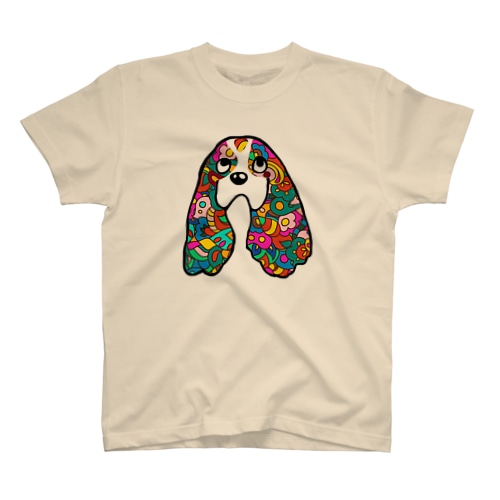 キャバリア Family＊cavalier_T (psychedelic_A) Regular Fit T-Shirt