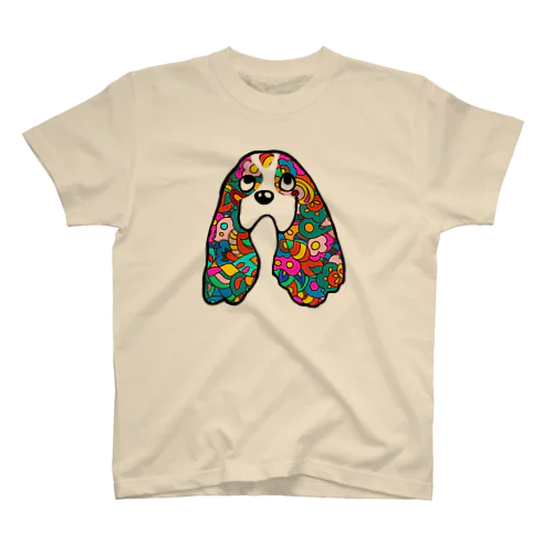 キャバリア Family＊cavalier_T (psychedelic_A) スタンダードTシャツ