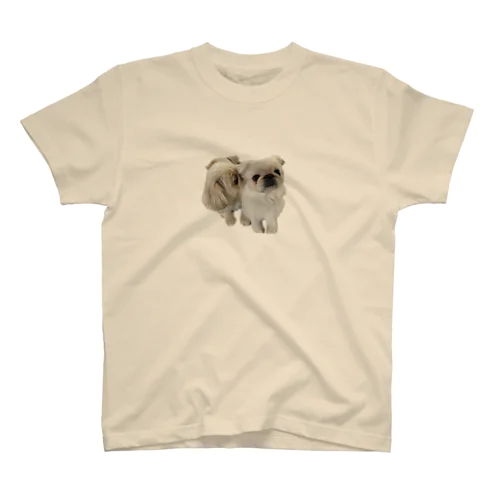 ペキニーズ犬　すもも&こむぎ Regular Fit T-Shirt