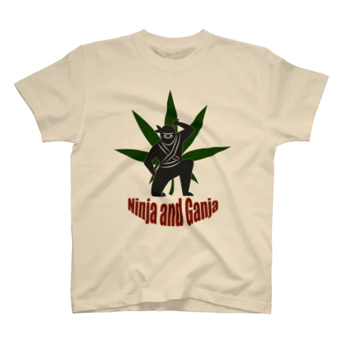 NINJA and GANJA（忍者とガンジャ） スタンダードTシャツ