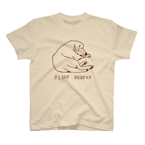 ラブラドールデザイン「熟睡中」（Tシャツ・パーカー・グッズ・ETC） スタンダードTシャツ