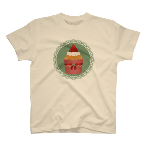 いちごのカップケーキ スタンダードTシャツ