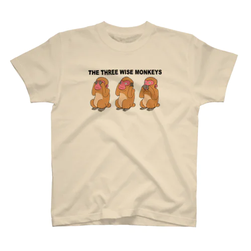THE THREE WISE MONKEYS Regular Fit T-Shirt
