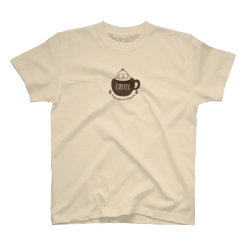 ねこタイツ コーヒー スタンダードTシャツ