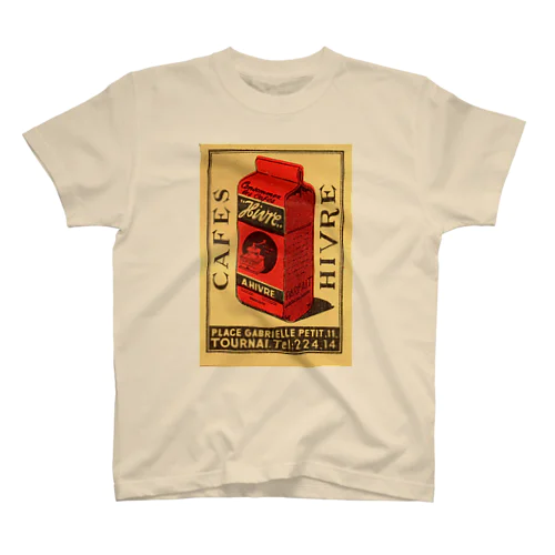 ベルギー　珈琲豆　Cafe Hivre Regular Fit T-Shirt