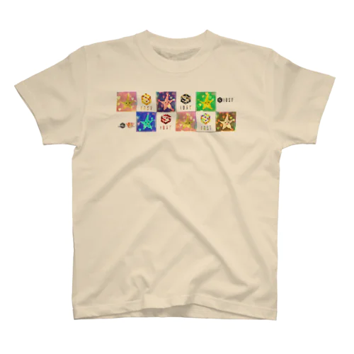 IOST【ロゴ+如月スター】 Regular Fit T-Shirt