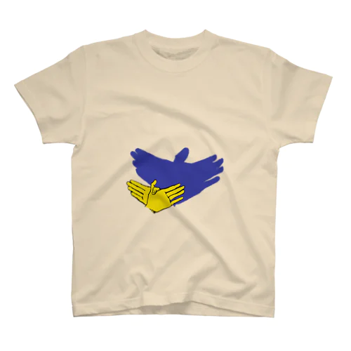 #ウクライナ　応援　平和の鳩 スタンダードTシャツ