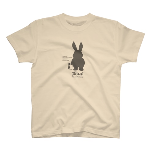 Rod the rabbit【シルエット】 Regular Fit T-Shirt