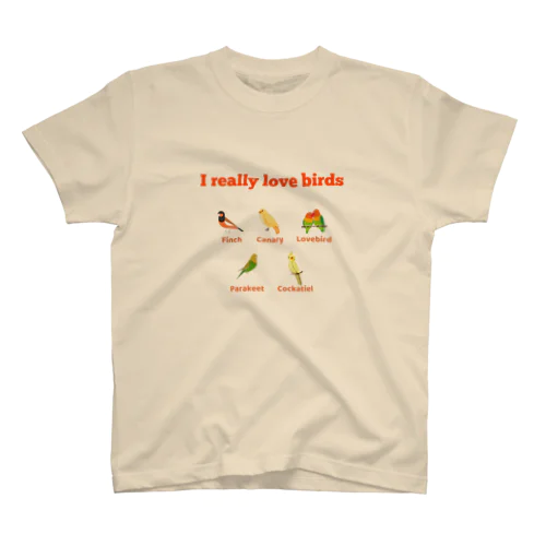 I really love birds Regular Fit T-Shirt