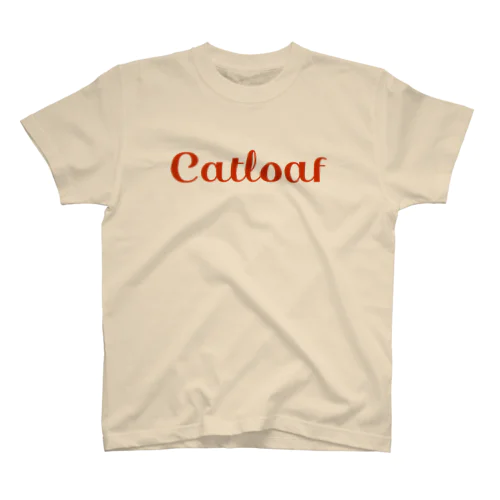 CAT Vocabulary　香箱座り　レッド スタンダードTシャツ