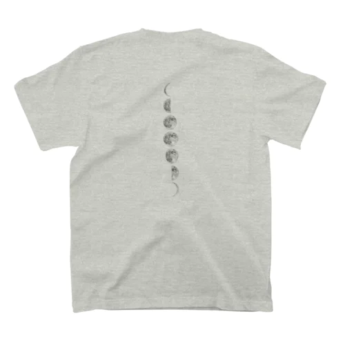 【灰】シアンとおそろい！月の満ち欠け Regular Fit T-Shirt