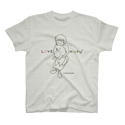 LOVE MOFU2　モフモフをギュッとね スタンダードTシャツ