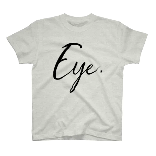 Eye.suzuri Black Regular Fit T-Shirt