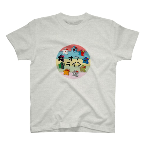 みぃぷる隊（背景付） Regular Fit T-Shirt