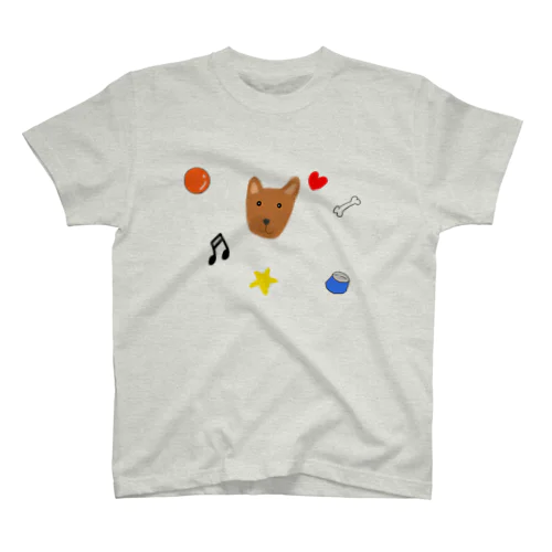 Happy DOG LIFE♪ Regular Fit T-Shirt