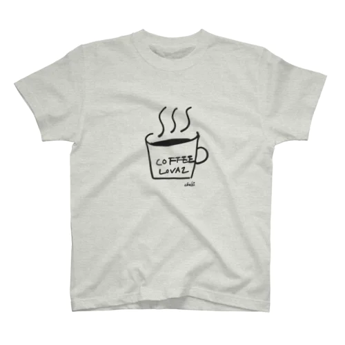 Coffee Lovaz グッズ（大プリント） Regular Fit T-Shirt