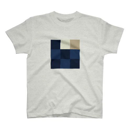 葛飾北斎 - 3×3 のドット絵 スタンダードTシャツ
