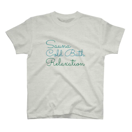 Sauna ColdBath Relaxation  スタンダードTシャツ