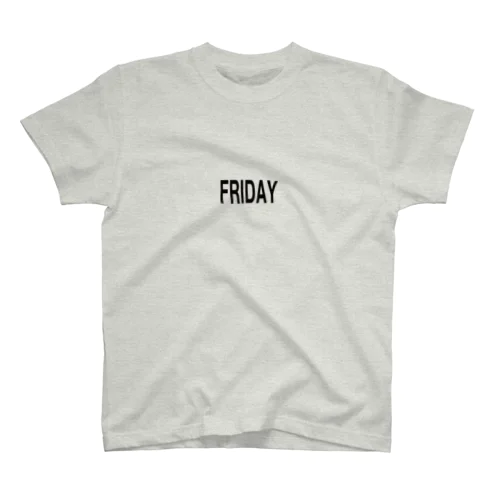 Tシャツ『FRIDAY』（全9色） Regular Fit T-Shirt