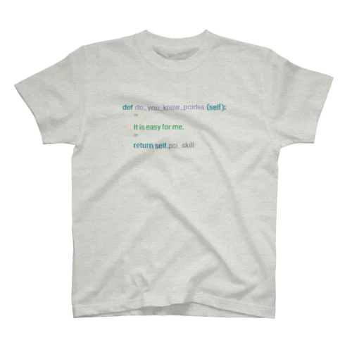 do you know pcidss? Regular Fit T-Shirt