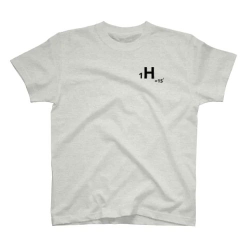 1.hydrogen(黒/表裏) Regular Fit T-Shirt