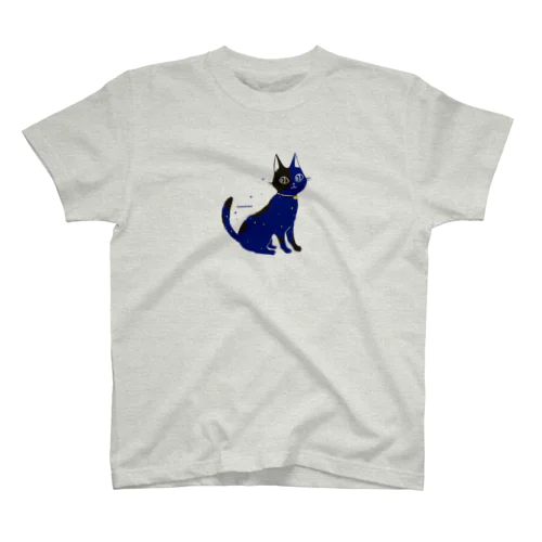 瞬く星空の猫 Regular Fit T-Shirt