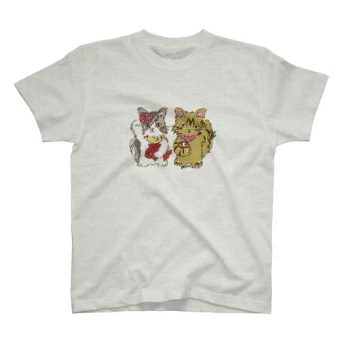 招き猫ちゃんたち Regular Fit T-Shirt