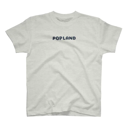 POPLANDロゴ Regular Fit T-Shirt