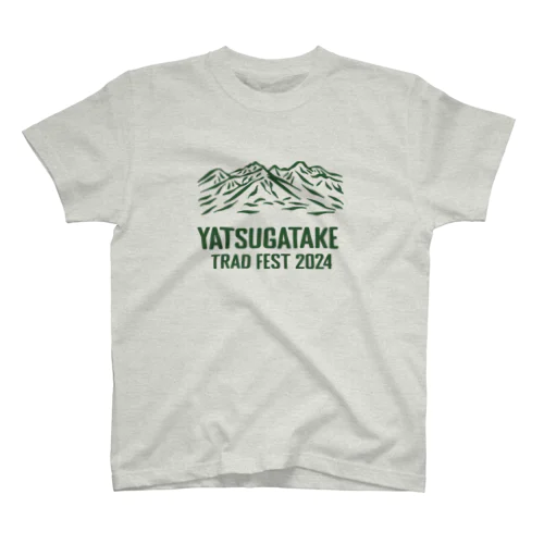 YatsugatkeTradFest2024ー山（裏表） Regular Fit T-Shirt