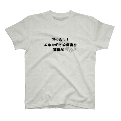 E=MC2 特殊相対性理論 スタンダードTシャツ