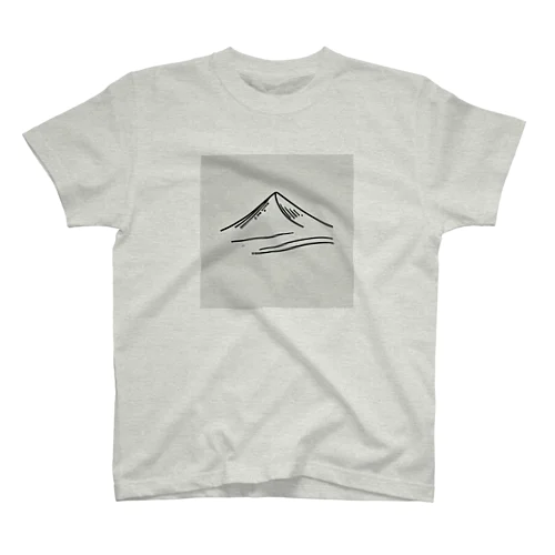 シンプルモノクロマウンテンTシャツ Regular Fit T-Shirt