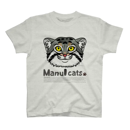 manul＊マヌルネコ スタンダードTシャツ