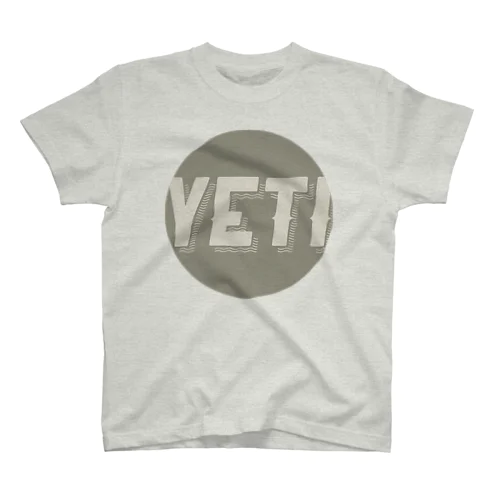 Yeti meets girl (gray) スタンダードTシャツ