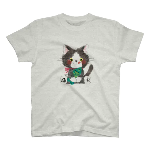 ハチワレにゃんこ Regular Fit T-Shirt