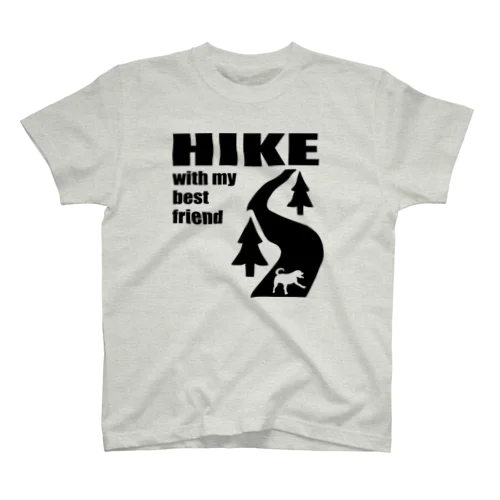 HIKE黒 Regular Fit T-Shirt