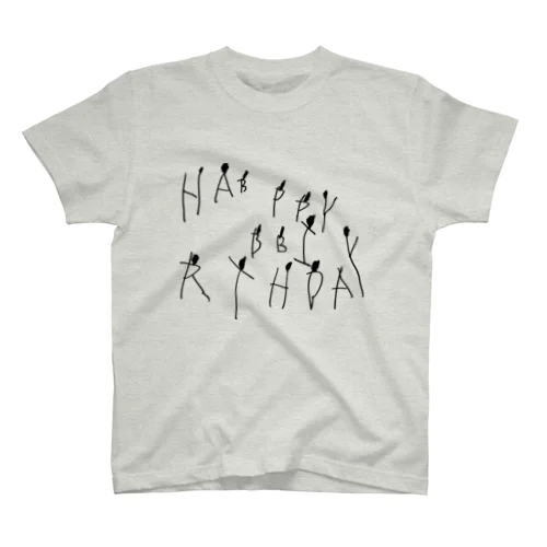 3歳が描いたHAPPYBIRTHDAY Regular Fit T-Shirt