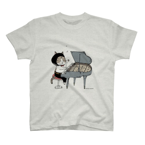 ピアノねこ Regular Fit T-Shirt