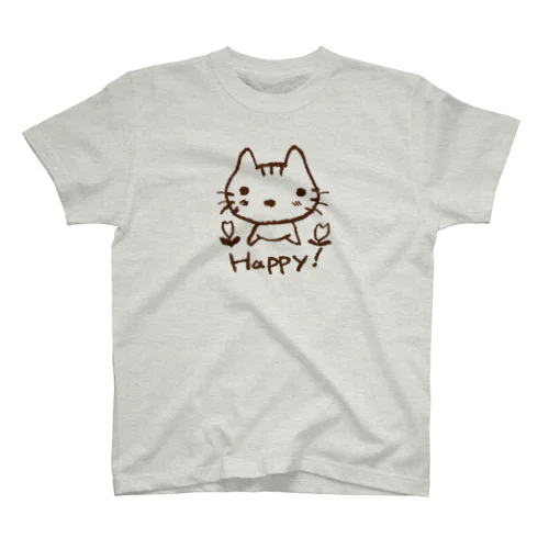 Happy!Cat Regular Fit T-Shirt