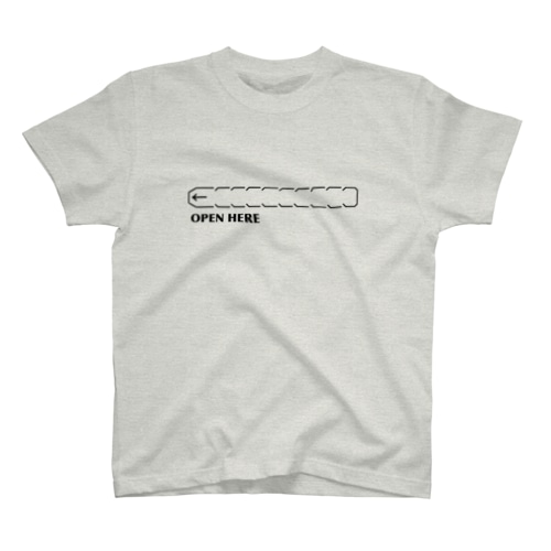 ここから開けてください Regular Fit T-Shirt