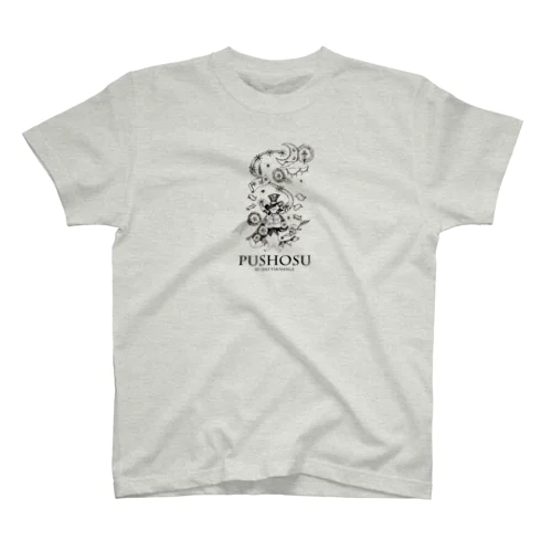 PUSHOSU（ロゴ） Regular Fit T-Shirt