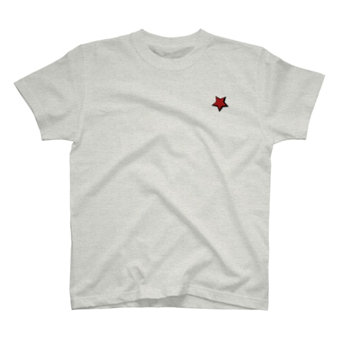 【色選択可！】ロゴ＆スターTシャツ Regular Fit T-Shirt