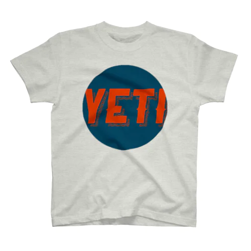 Yeti meets girl (blue) スタンダードTシャツ