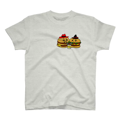 ハンバーガーカップル　シェイク スタンダードTシャツ