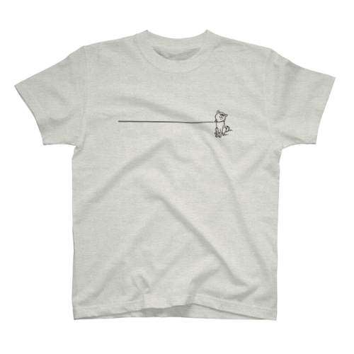 イヤイヤ柴犬（白柴） Regular Fit T-Shirt