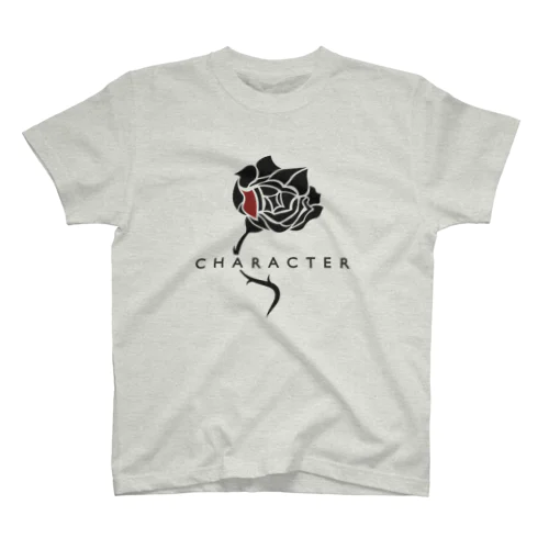 シンプルに薔薇。 スタンダードTシャツ