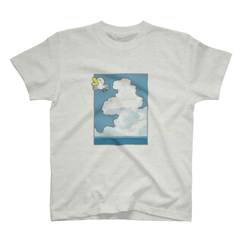 Ahiru can fly in the sky. Regular Fit T-Shirt