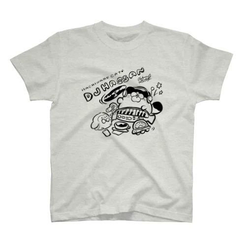 はちわれキャットDJ HASSAN生放送 Regular Fit T-Shirt