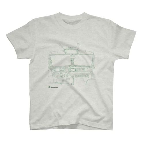 VW バス type2の車内 スタンダードTシャツ